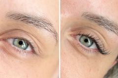 Before after lash extensions wimpernverlaengerung cat eye schifferstadt mannheim ludwigshafen heidelberg kaiserslautern rammstein lash technician